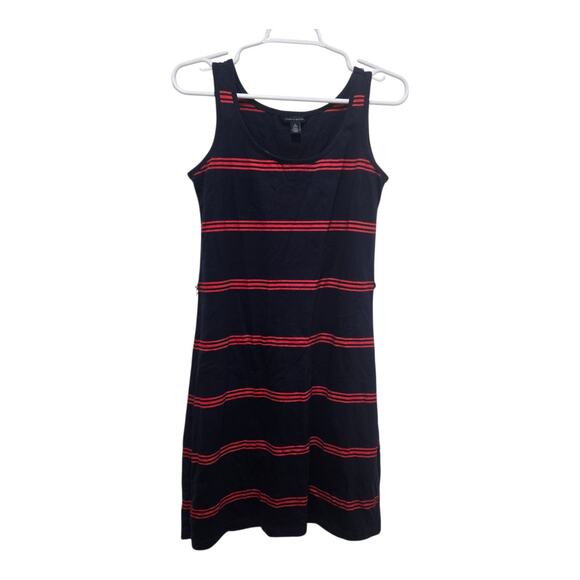 Tommy Hilfiger Navy Red Striped Tank Dress Women’s XS Casual - Picture 1 of 8